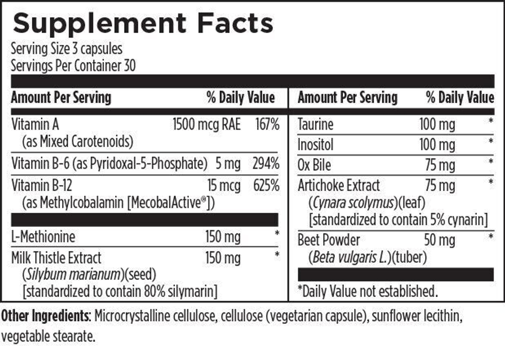 Designs For Health - LV-GB Complex 90 capsules