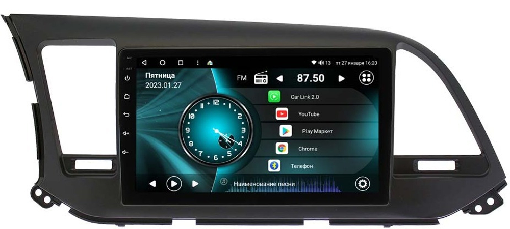 Магнитола для Hyundai Elantra 2016-2018 - Vaycar VA23-0581 на Android 13, 8-ядер, 2Гб-32Гб, 4G SIM-слот