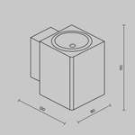 Уличный настенный светильник Outdoor O507WL-L5W3K