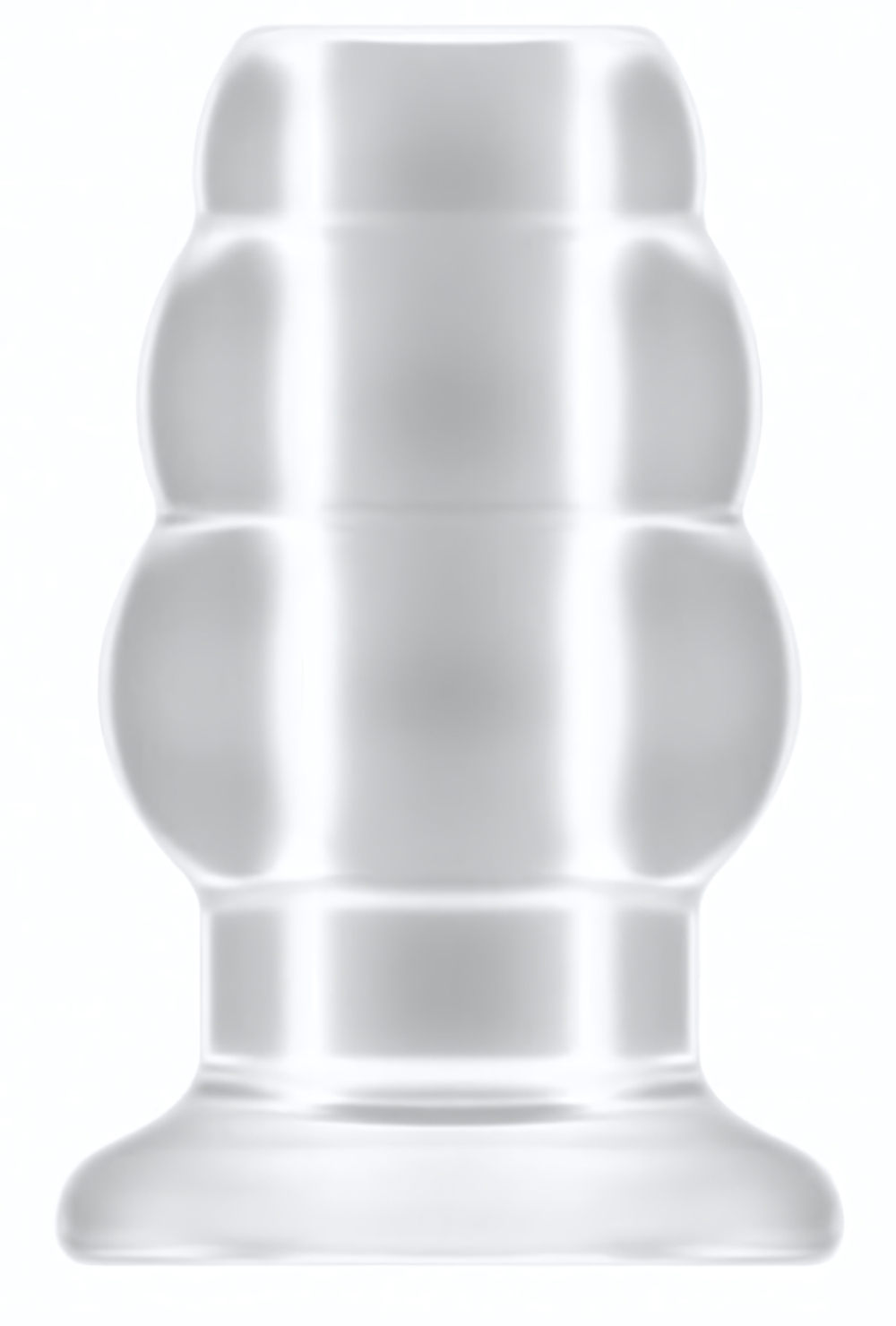 Прозрачная анальная пробка с тоннелем №51 Large Hollow Tunnel Butt Plug 5 Inch - 12,7 см. (Цвет: прозрачный)