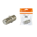 Переходник гнездо F-гнездо F (бочка), металл 118173 TDM