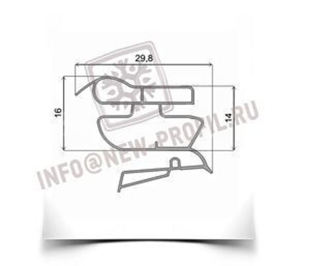Уплотнитель для холодильника Electrolux TR 1240 C, размер 780*580 мм (012 АНАЛОГ)