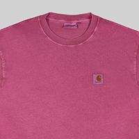  Футболка мужская Carhartt WIP Nelson артикул:I029949_magenta - купить в магазине Дайс