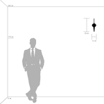 755614 Бра SCARABEO 1х35W G4 12V ХРОМ хрусталь+стекло