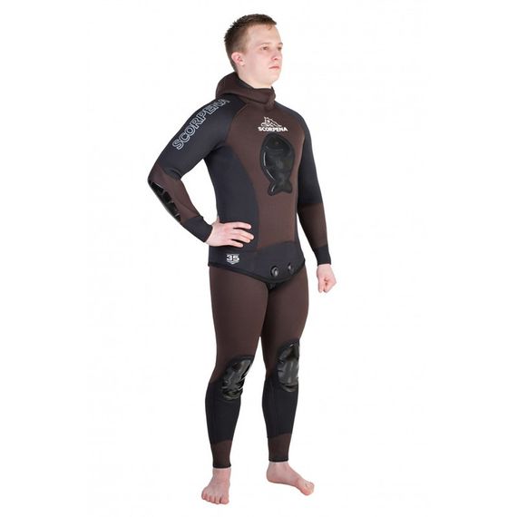 Гидрокостюм Scorpena B3+ 5 мм Коричневый