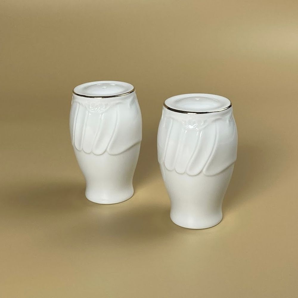 Lenardi 109-252 Набор солонок КРОКУС ЗОЛОТО в под.уп.(х36)Фарфор