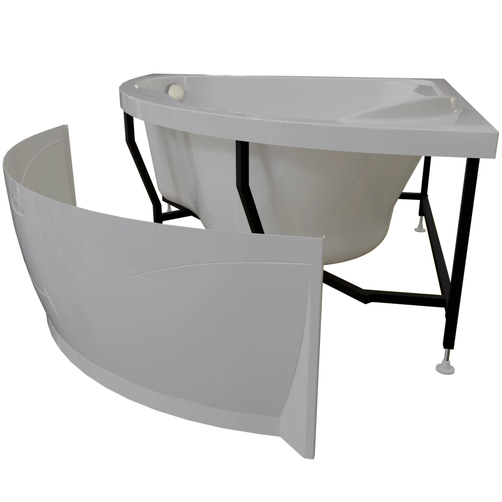 Акриловая ванна Radomir Vanessa (Радомир Ванесса) Альтея 125х125, с каркасом