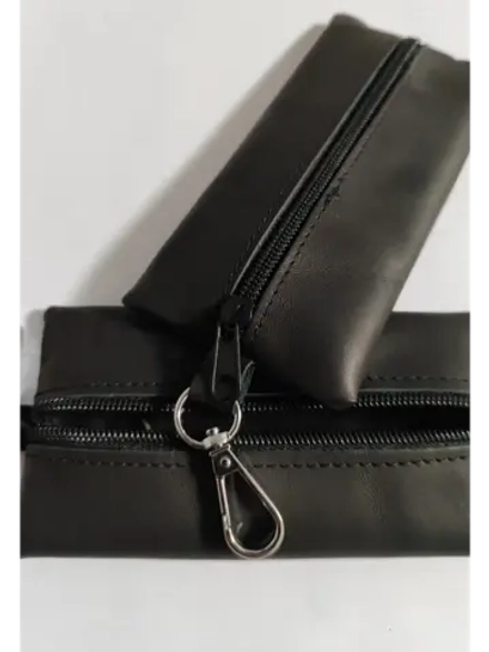 Ключница карманная из натуральной кожи