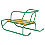 Санки "Ветерок №1" (без ручки), цвет зеленый