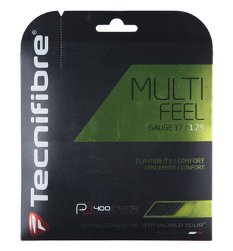 Теннисные струны Tecnifibre Multifeel (12 m) - черный