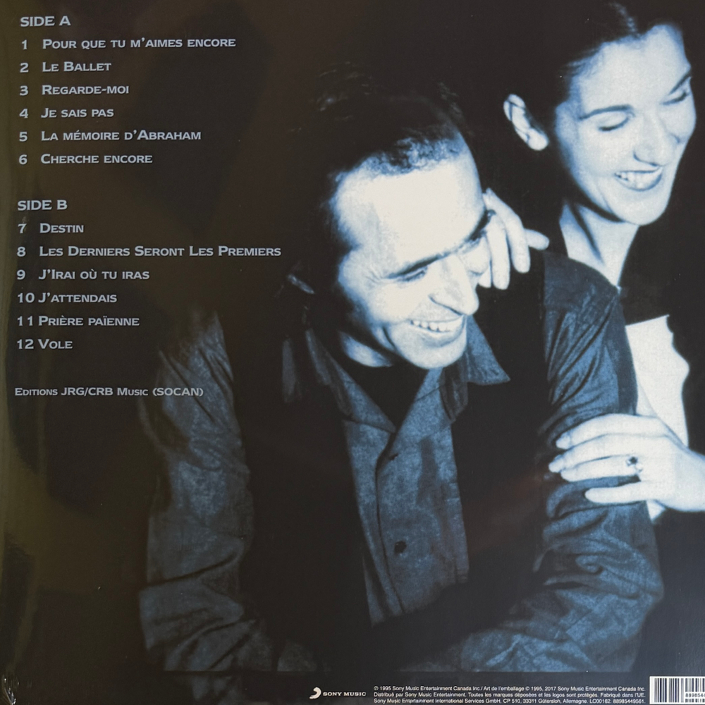 Celine Dion ‎– D'Eux (Европа 2017г.) Т