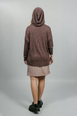 Туника 2940АП, коричневый #95К032940АП