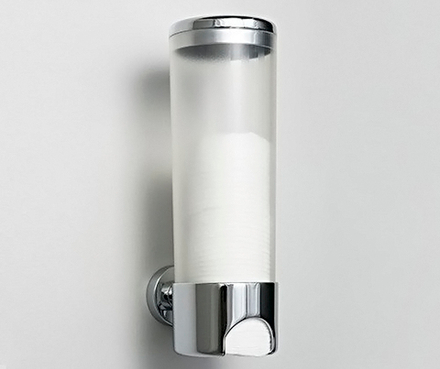 К-1079 Диспансер для ватных дисков хром