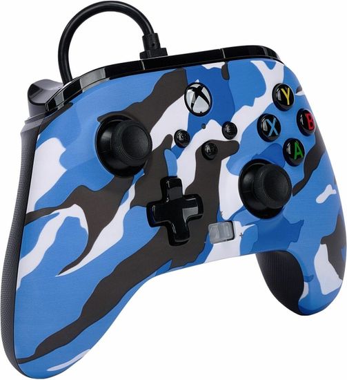 Геймпад проводной PowerA Enhanced Wired Controller Blue Camo (1525941-01)