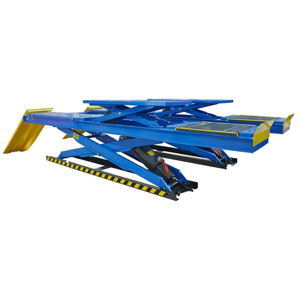 DX-4000A Двухуровневый ножничный подъемник под сход развал 4 т.