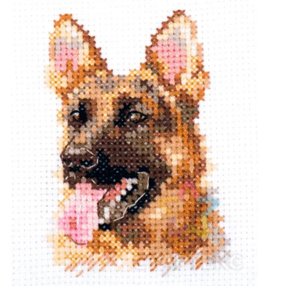 Набор для вышивания "Алиса" 0-209 "Животные в портретах. Овчарка"
