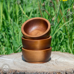 Набор маленьких деревянных чаш Art of Siberia из сибирского кедра 3 шт. TN9