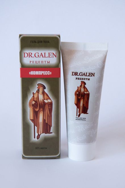 Гель для тела Dr.Galen "Компресс" (50% желчи) при боли в мышцах и суставах