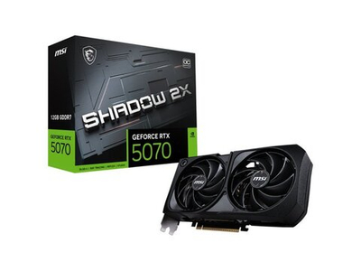 Видеокарта MSI Nvidia GeForce RTX 5070 SHADOW 2X [RTX 5070 12G SHADOW 2X OC]