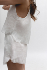 Pyjama-style linen set