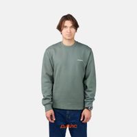  Толстовка мужская Carhartt WIP Script Embroidery Sweatshirt артикул:I033657_park - купить в магазине Дайс