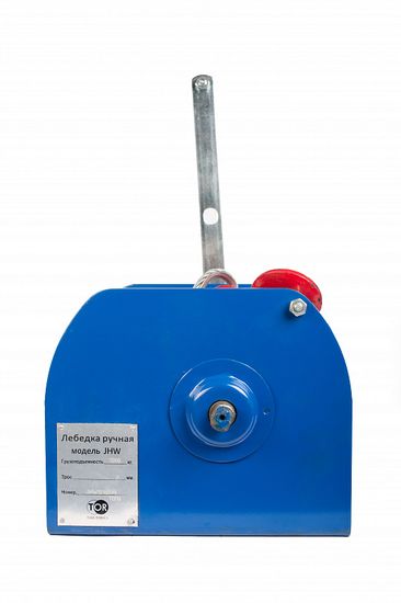 Лебедка ручная TOR ЛТ-1 (JHW) г/п 1,0 т, длина троса 40 м