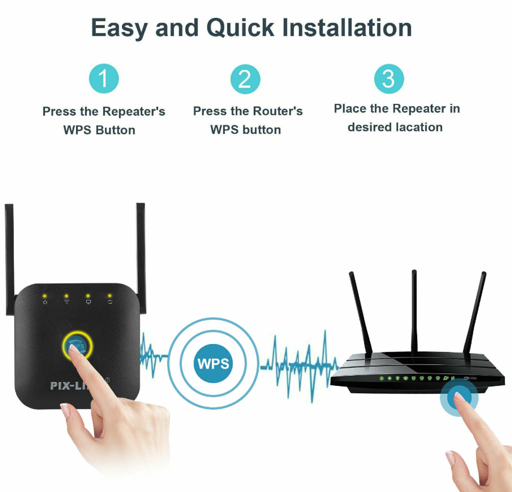 Wi-Fi усилитель сигнала PIX-LINK LV-WR25 (300Mbps)