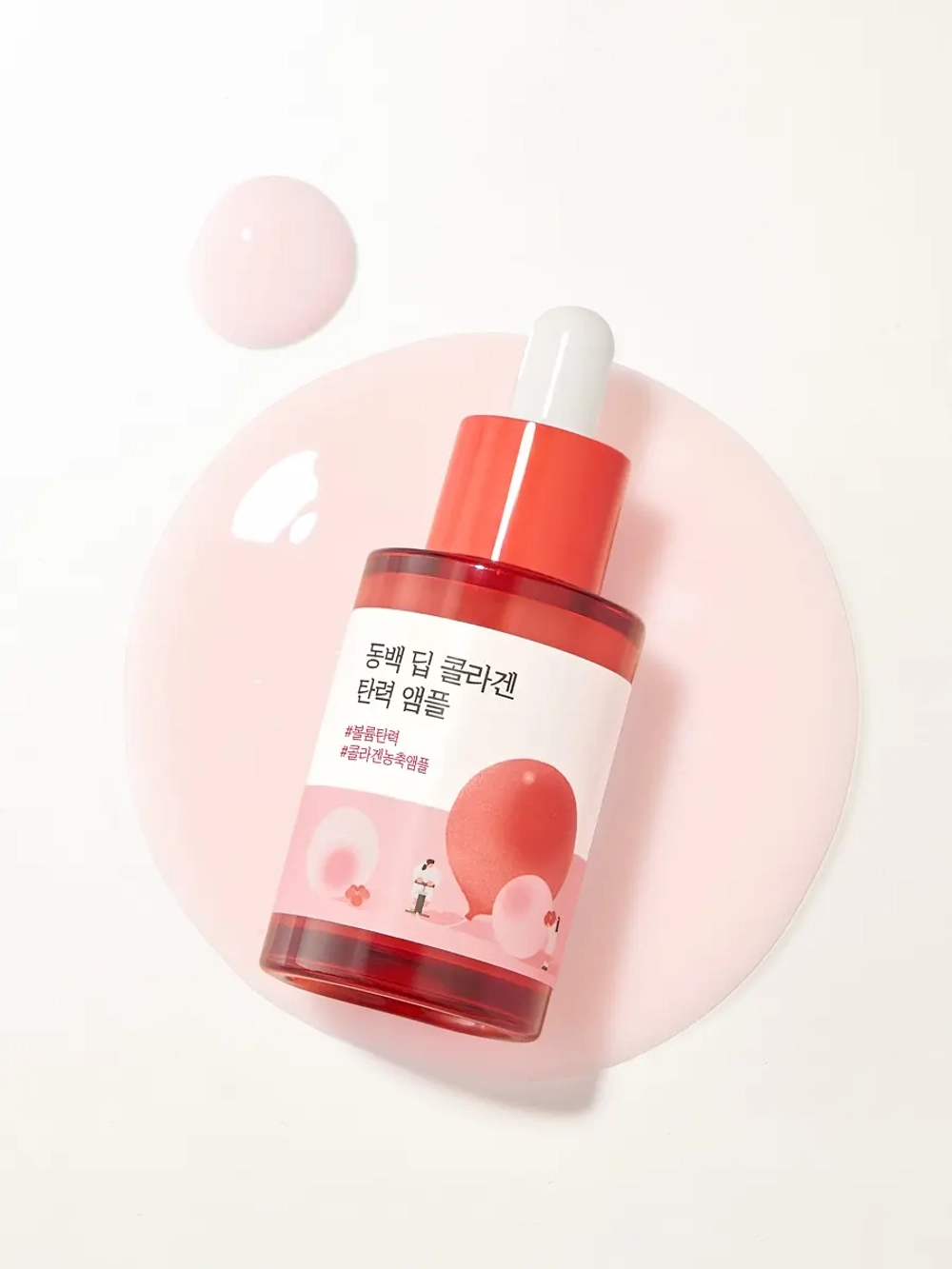 Round Lab Укрепляющая сыворотка с экстрактом камелии и коллагеном Camellia Deep Collagen Firming Ampoule 30 мл