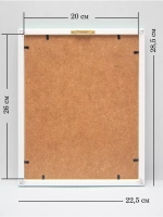 Картина на стену интерьерная на холсте 4 шт, 22*28 см