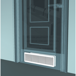 Пластиковые переточные решетки ДП 450х131