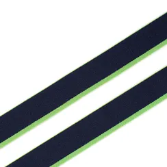Резинка широкая, синяя/салатовая 25 мм, Германия