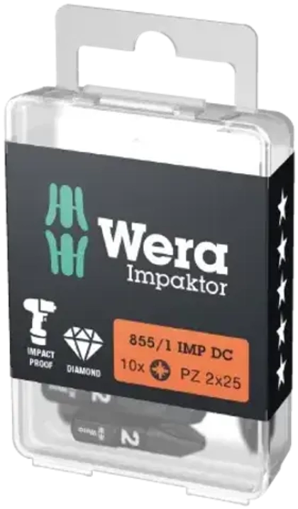 Насадка PZ 2x25 855/1 IMP Wera DC Impaktor 05057621001