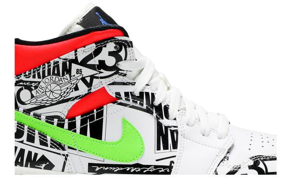 Кроссовки Jordan Air Jordan 1 Mid All Over Logos