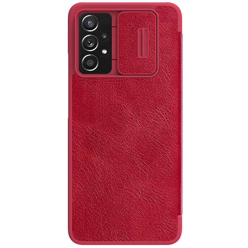 Кожаный чехол-книжка Nillkin Leather Qin Pro c защитой камеры для Samsung Galaxy A73