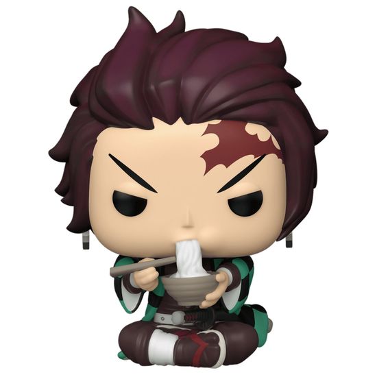 Фигурка Funko POP! Animation Demon Slayer Tanjiro w/Noodles (1304) 57346 / Фигурка по мотивам аниме "Клинок, рассекающий демонов", Танджиро с лапшой. Товар уцененный
