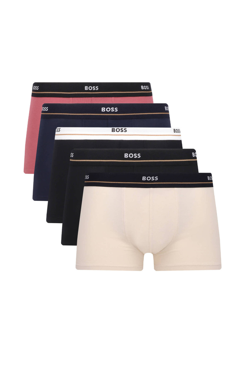 Трусики-боксеры 5шт. BOSS BLACK - черный(50517854)