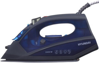 Утюг HYUNDAI H-SI01789 2400Вт серый/темно-синий