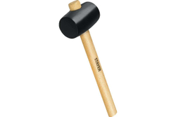 Чёрная резиновая киянка STAYER 225 г 20505-40