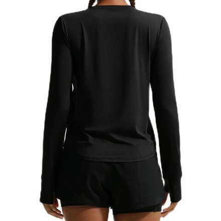 Женская теннисная футболка   Nike One Classic Dri-Fit Long-Sleeve - black/white