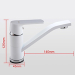 Смеситель для кухни, Frap, с картриджем, бел, F4534