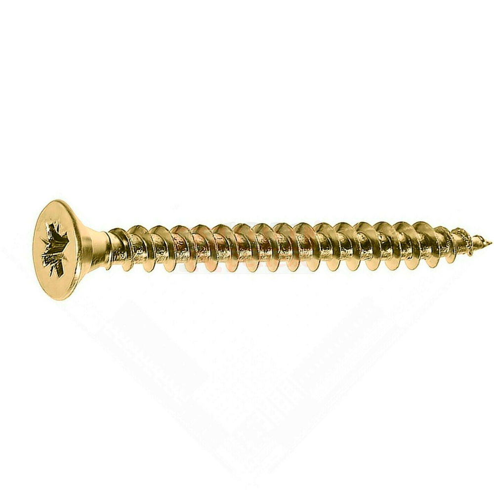 Саморез универсальный 6x45 желтый цинк