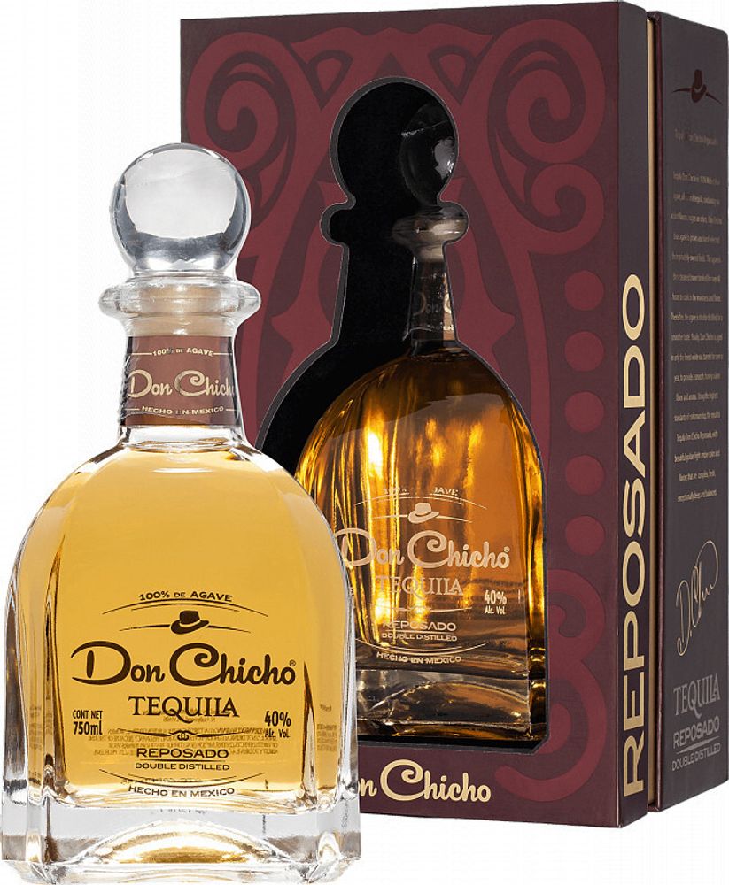 Текила Don Chicho Reposado gift box, 0.75 л