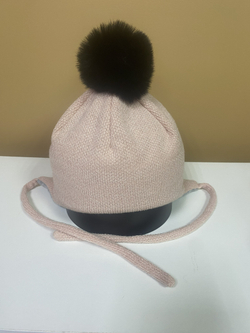 Шапка "Симба" пудра размер на объем головы 44-46 см