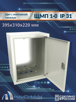 Корпус щита с монтажной панелью ЩМП-1-0 (395х310х220) IP31, металл