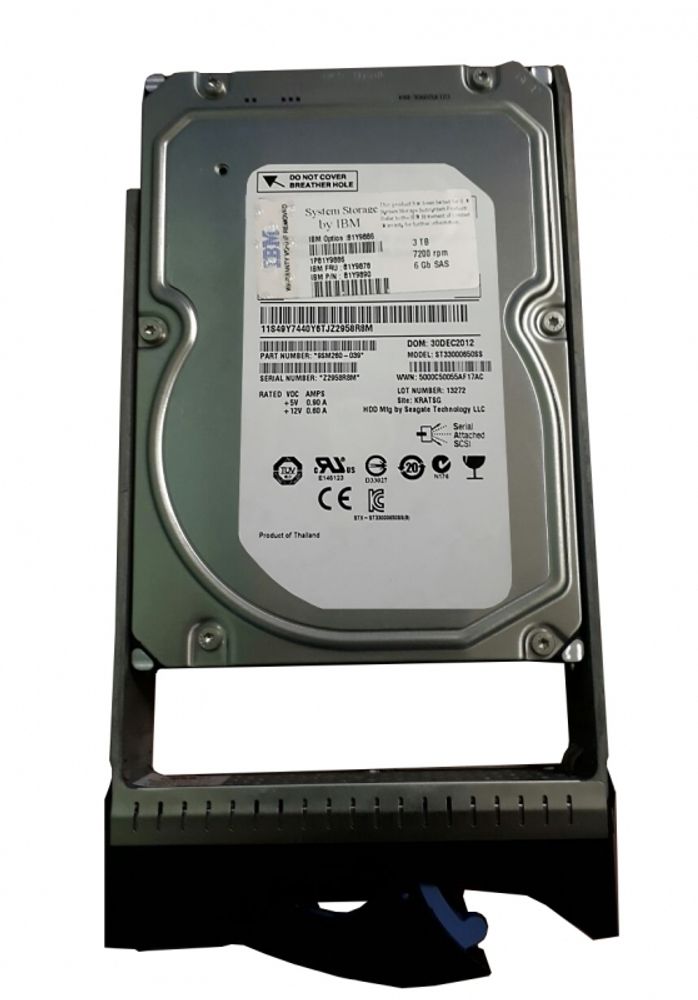 Жесткий диск IBM 3000GB SAS 3.5&quot; 7200RPM 81Y9878