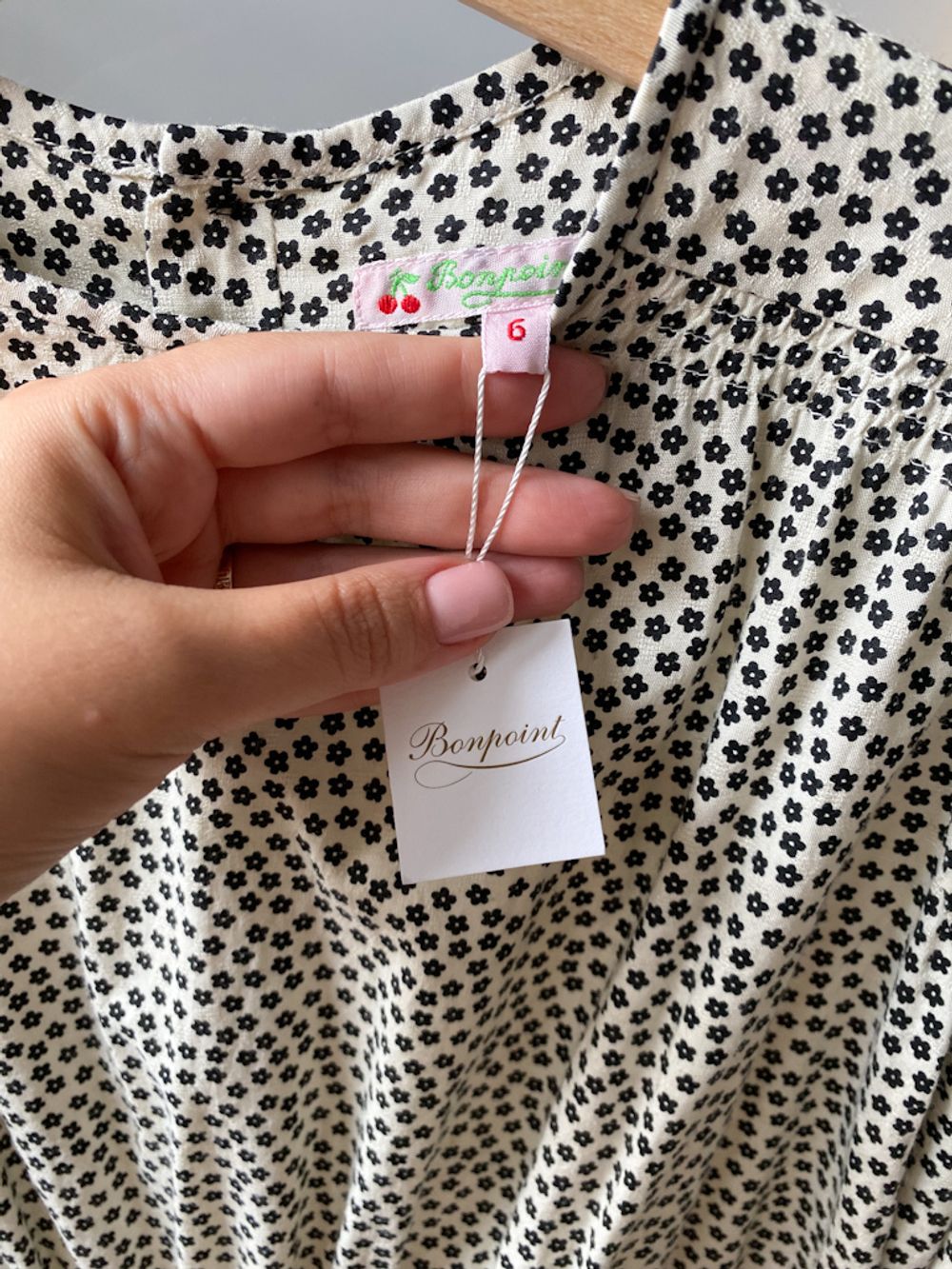 Новое платье из вискозы Bonpoint, 116