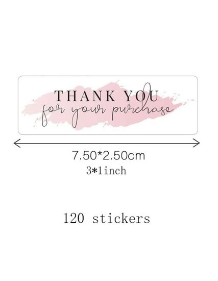 Наклейки-стикеры для подарков, упаковки, 120 стикеров