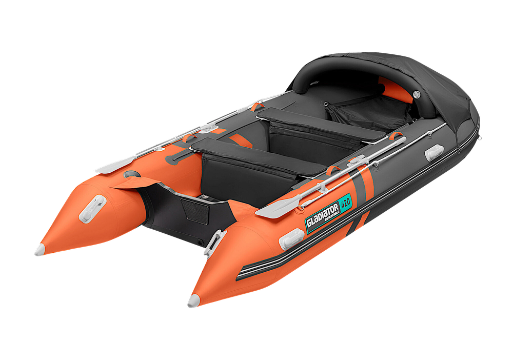 Лодка ПВХ Gladiator Active C420AL с алюминиевым полом