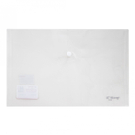 Папка-конверт на кнопке Yalong, A4, 230х330 мм, 140 мкм, ассорти в коробе, прозрачная