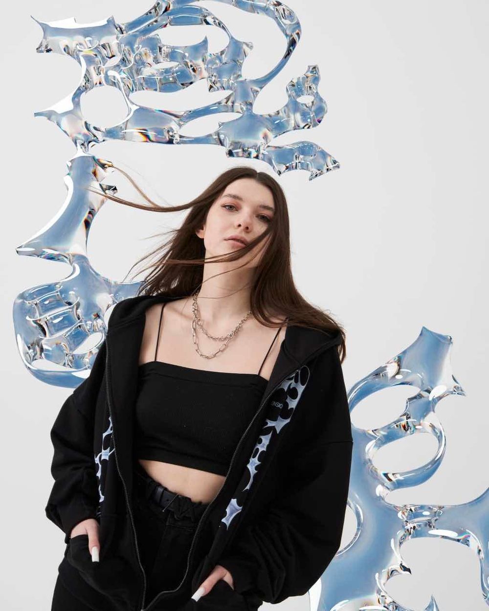 Худи Ascension Zip Neuron черный